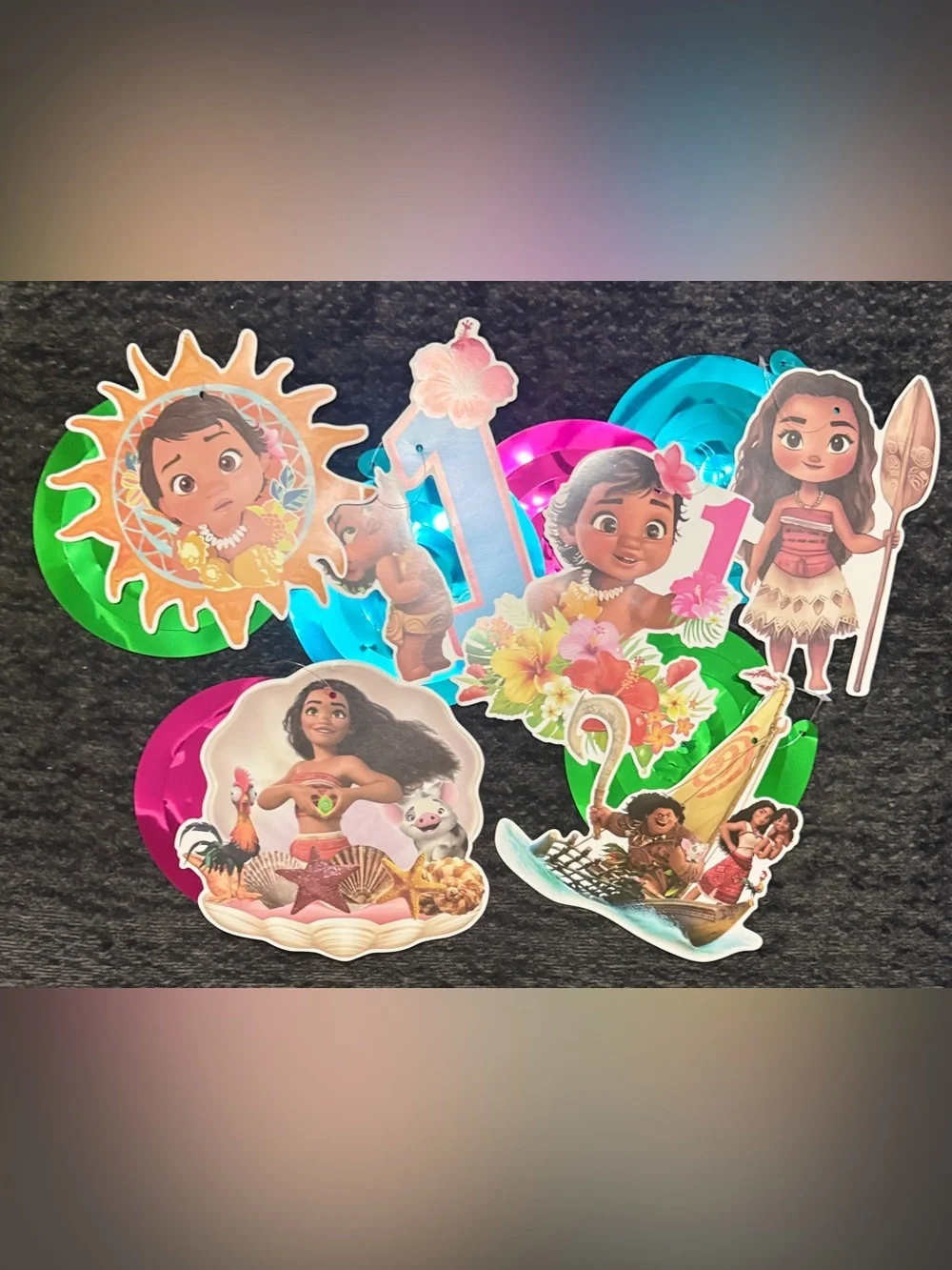 💜 Moana Birthday Party Decorations Kit